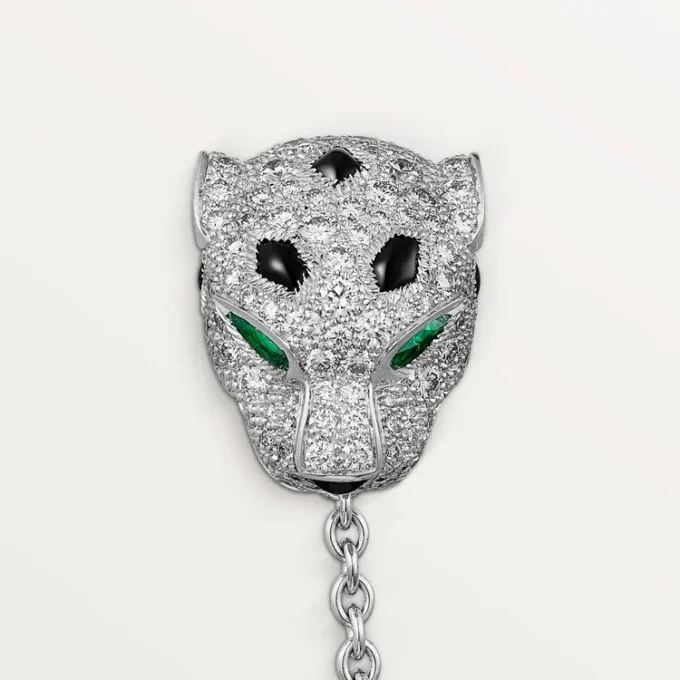 Panthere De Cartier Masculine Elegance Accessories – Diamond and Gold Panthere De Cartier Pocket Jewel – Cartier