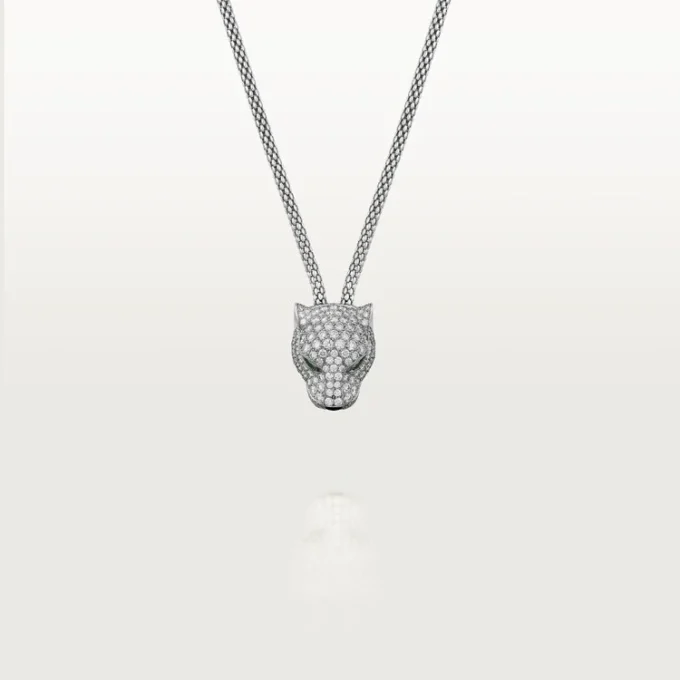 Panthere De Cartier Necklace, Paved