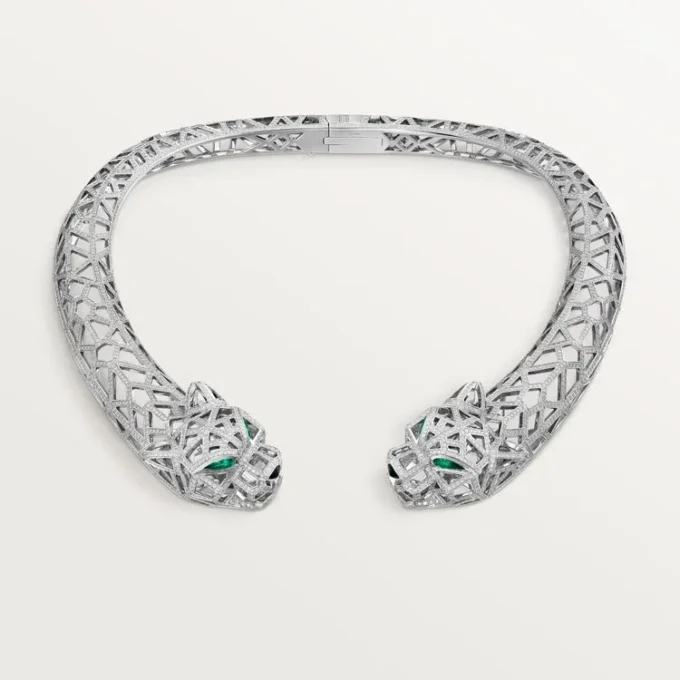 Panthere De Cartier Necklace, Paved