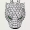 Panthere De Cartier Necklace, Paved
