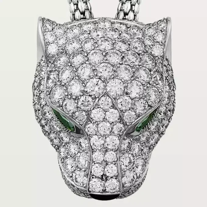 Panthere De Cartier Necklace, Paved