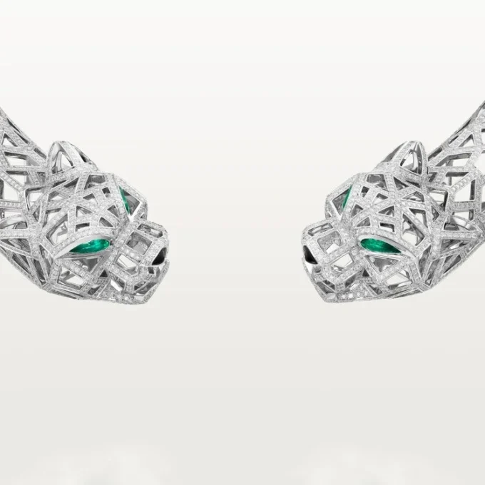 Panthere De Cartier Necklace, Paved