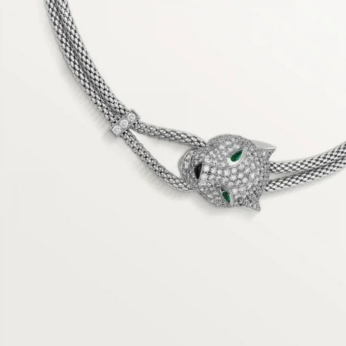 Panthere De Cartier Necklace, Paved