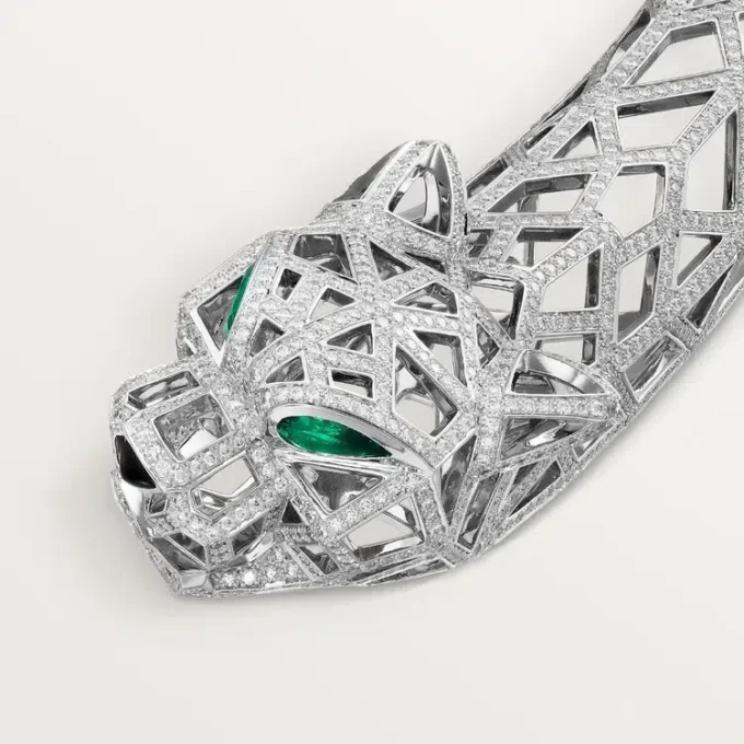 Panthere De Cartier Necklace, Paved