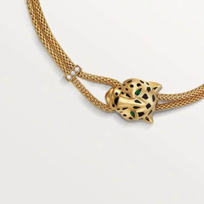 Panthere De Cartier Necklace, Paved