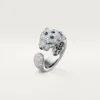 Panthere De Cartier Ring, Medium Model, Half-Paved Panthere De Cartier Ring, Medium Model, Half-Paved