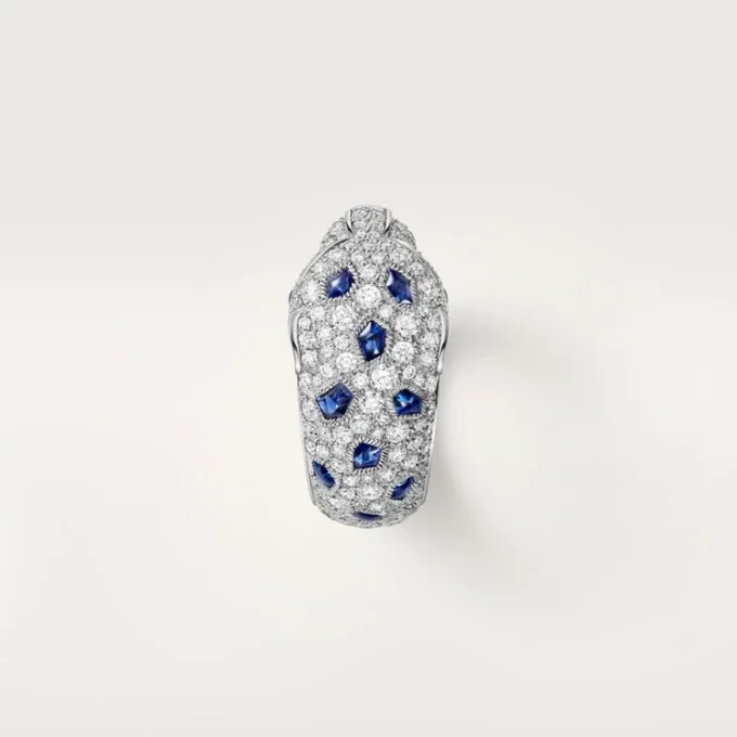 Panthere De Cartier Ring, Medium Model, Half-Paved Panthere De Cartier Ring, Medium Model, Half-Paved