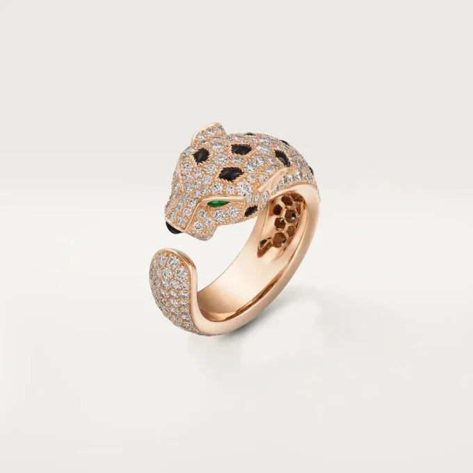 Panthere De Cartier Ring, Medium Model, Paved Panthere De Cartier Ring, Medium Model, Paved