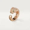 Panthere De Cartier Ring – Rose Gold, Diamonds, Emeralds, Onyx – Cartier