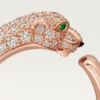 Panthere De Cartier Ring – Rose Gold, Onyx, Emeralds, Diamonds – Cartier