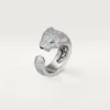 Panthere De Cartier Ring – White Gold, Diamonds, Emeralds, Onyx – Cartier