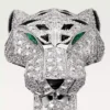 Panthere De Cartier Ring – White Gold, Diamonds, Emeralds, Onyx – Cartier