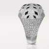 Panthere De Cartier Ring – White Gold, Diamonds, Emeralds, Onyx – Cartier