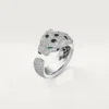 Panthere De Cartier Ring – White Gold, Emeralds, Onyx, Diamonds – Cartier