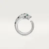 Panthere De Cartier Ring – White Gold, Emeralds, Onyx, Diamonds – Cartier
