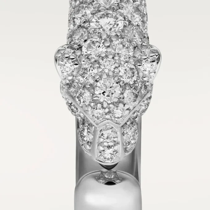 Panthere De Cartier Ring – White Gold, Emeralds, Onyx, Diamonds – Cartier