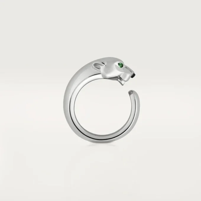 Panthere De Cartier Ring – White Gold, Tsavorite Garnets, Onyx – Cartier