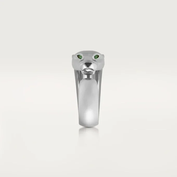 Panthere De Cartier Ring – White Gold, Tsavorite Garnets, Onyx – Cartier