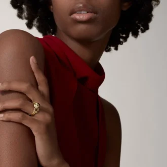 Panthere De Cartier Ring – Yellow Gold, Lacquer, Diamonds, Tsavorite Garnet – Cartier Panthere De Cartier Ring – Yellow Gold, Lacquer, Diamonds, Tsavorite Garnet – Cartier