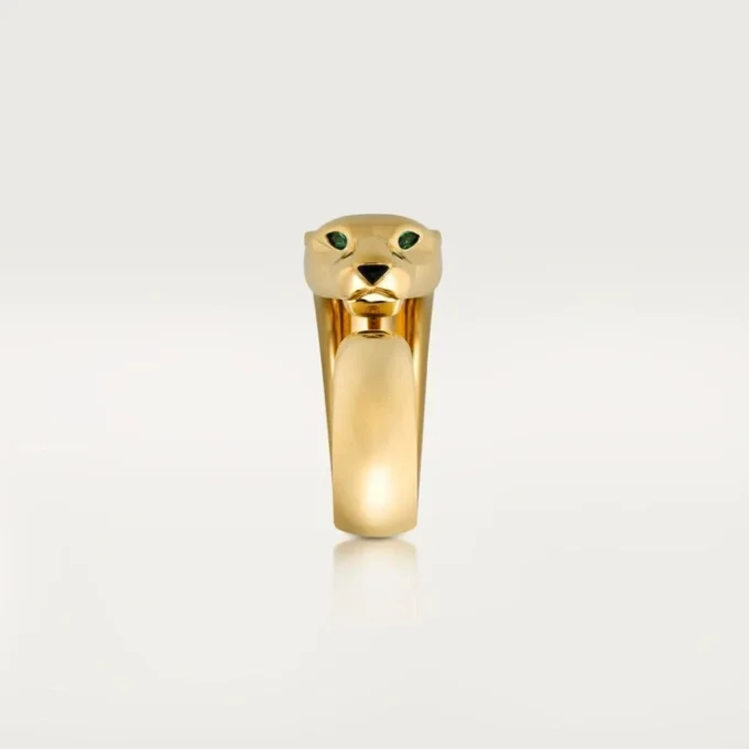 Panthere De Cartier Ring – Yellow Gold, Onyx, Tsavorite Garnet – Cartier