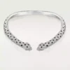 Panthere De Cartier Torque Necklace, Articulated, Paved