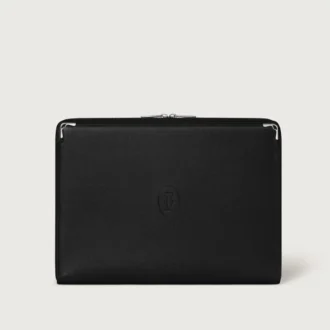 Portfolio, Must De Cartier – Black Calfskin, Palladium Finish – Cartier