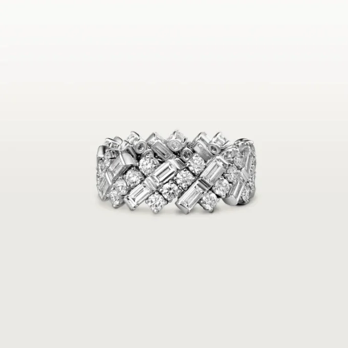 Reflection De Cartier Wedding Band, Diamonds
