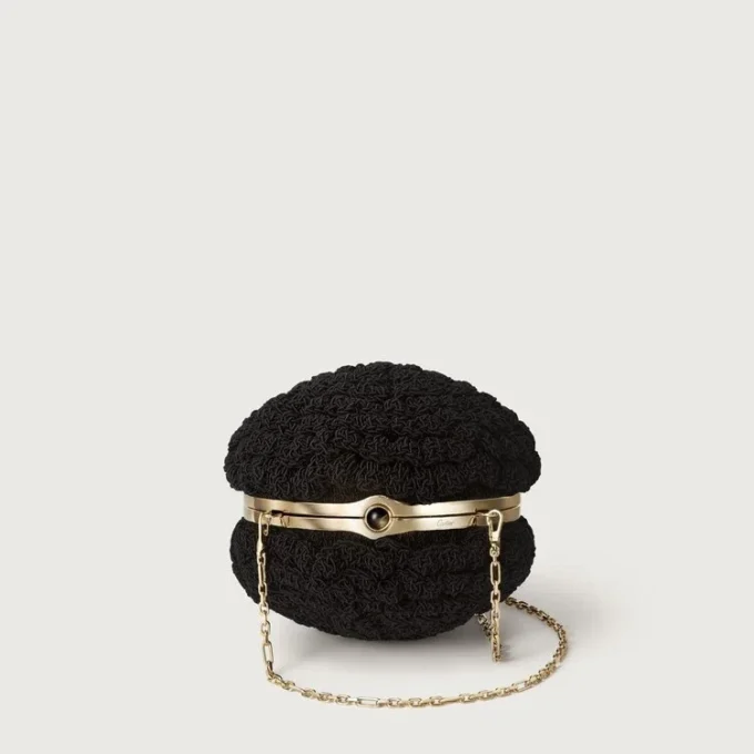 Round Crochet Bag, Cartier Soir