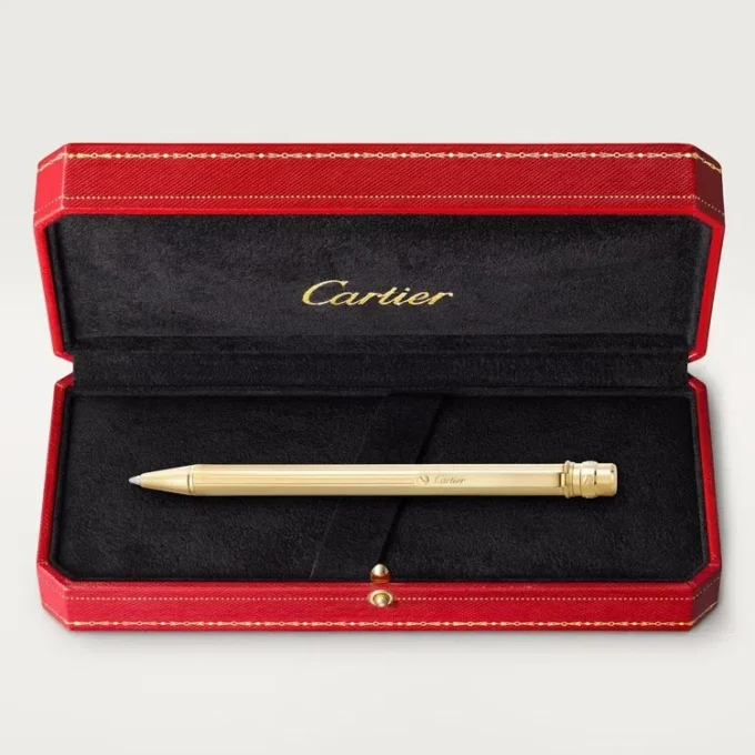 Santos De Cartier Ballpoint Pen, Small Model Santos De Cartier Ballpoint Pen, Small Model