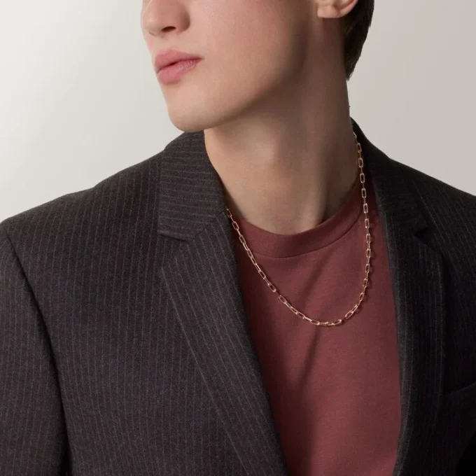 Santos De Cartier Necklace, Chain, Small Model Santos De Cartier Necklace, Chain, Small Model