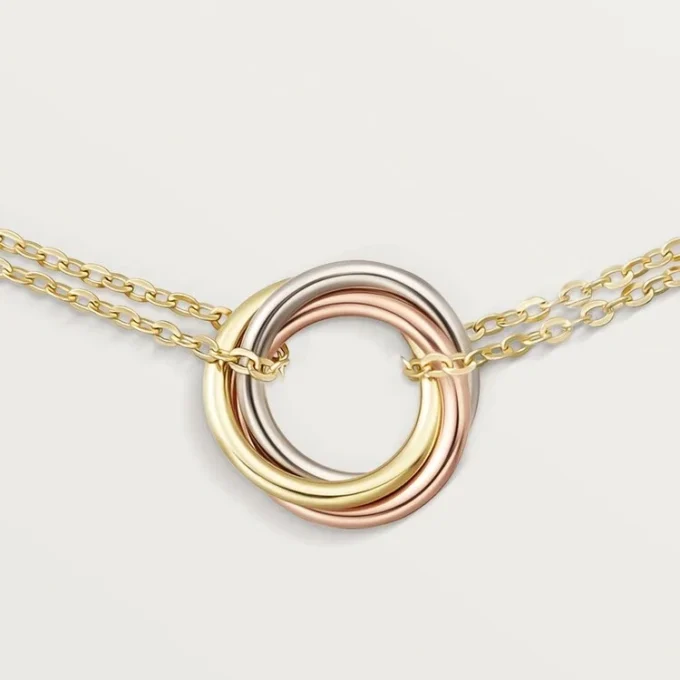 Trinity Bracelet, on Chain Trinity Bracelet, on Chain
