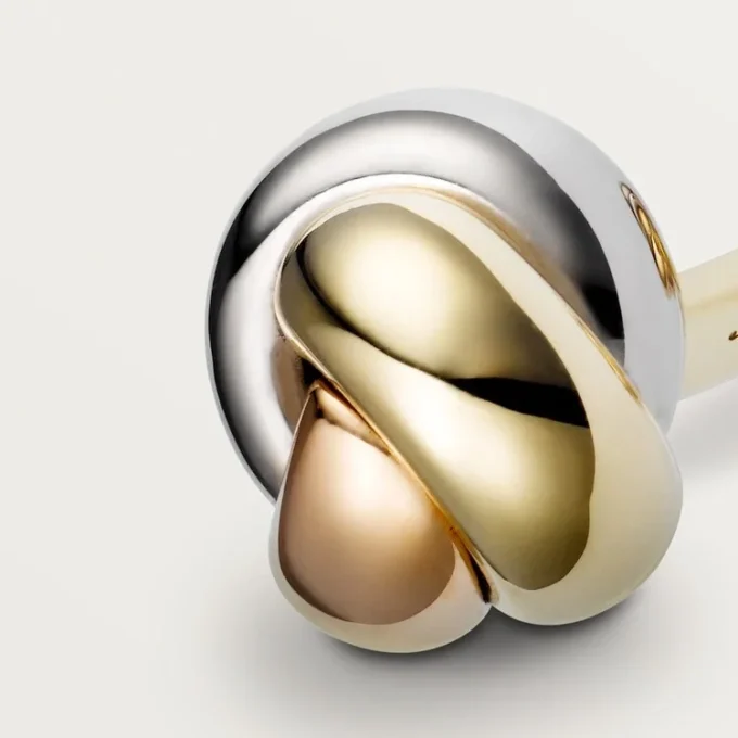Trinity Cufflinks – Yellow, Pink and White Gold – Cartier