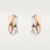 Trinity Earrings, Cushion-Shaped Trinity Earrings, Cushion-Shaped
