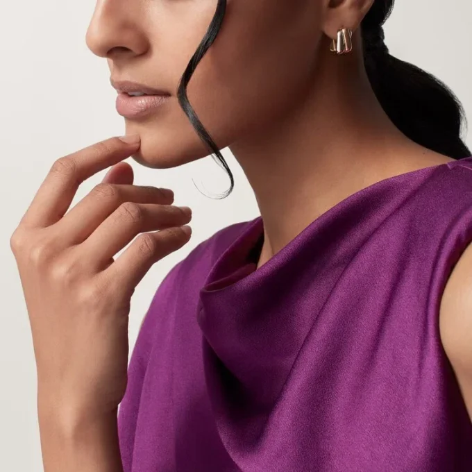 Trinity Earrings, Cushion-Shaped Trinity Earrings, Cushion-Shaped