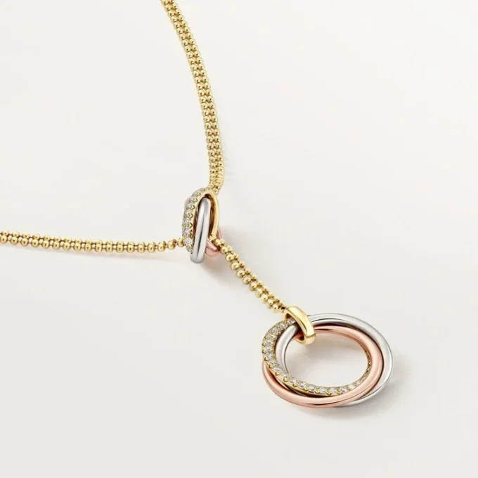 Trinity Necklace, Diamonds Trinity Necklace, Diamonds