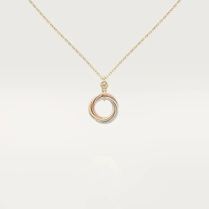 Trinity Pendant, 1 Diamond Trinity Pendant, 1 Diamond