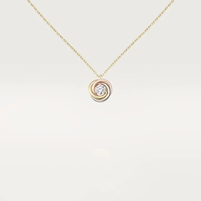 Trinity Pendant, 1 Diamond Trinity Pendant, 1 Diamond