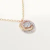Trinity Pendant, 1 Diamond, Paved Trinity Pendant, 1 Diamond, Paved