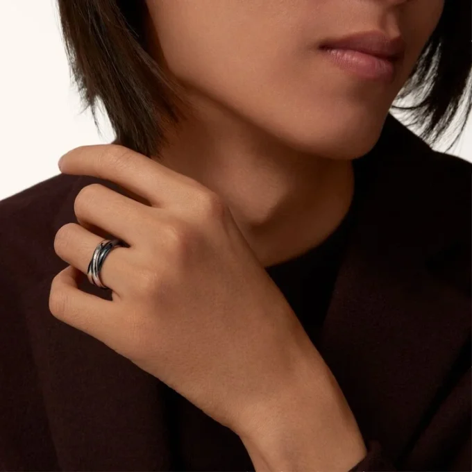 Trinity Ring, Ceramic, Classic Model