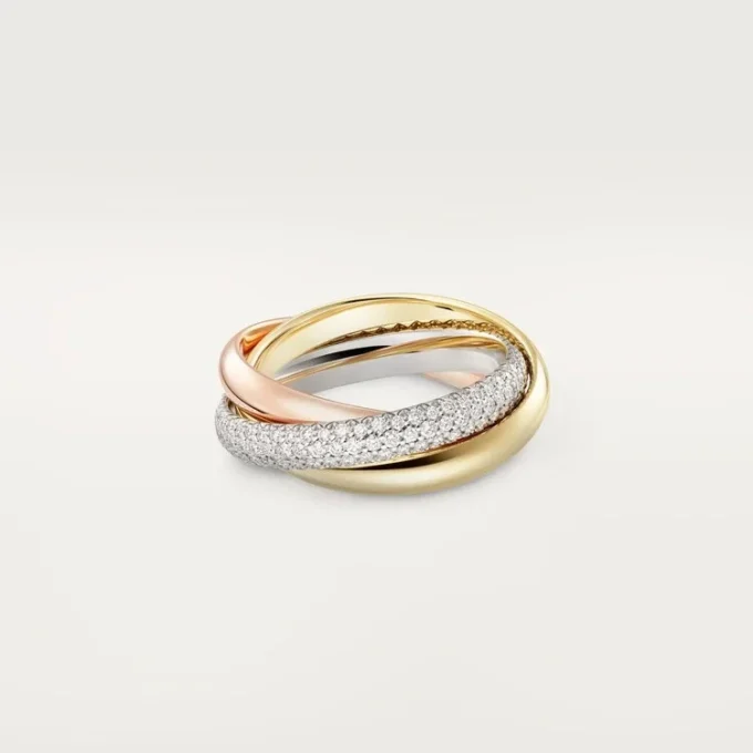 Trinity Ring, Classic Model, Half-Paved