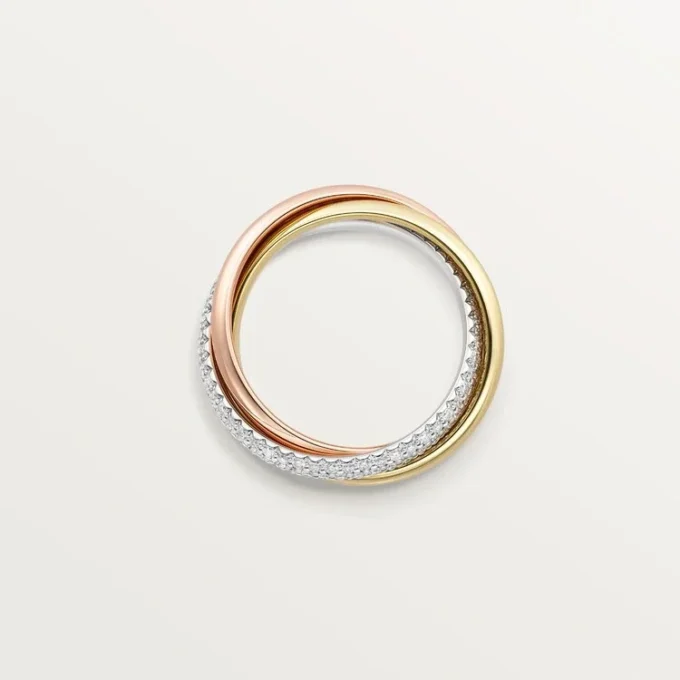 Trinity Ring, Classic Model, Half-Paved