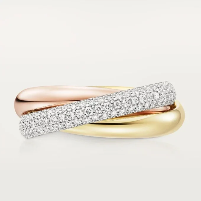 Trinity Ring, Classic Model, Half-Paved