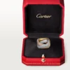 Trinity Ring, Cushion-Shaped, Large Model, Paved Trinity Ring, Cushion-Shaped, Large Model, Paved