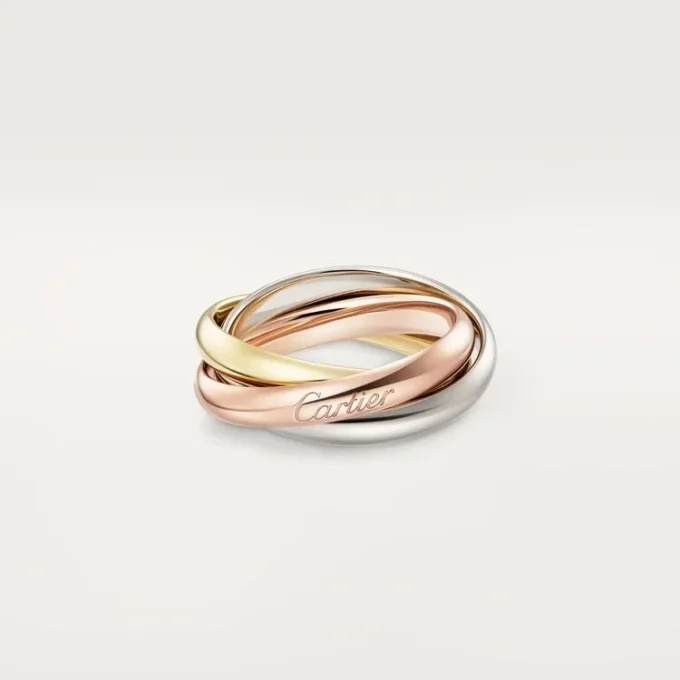 Trinity Ring in Tricolor Gold, Classic Model | Cartier Us
