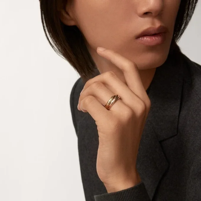 Trinity Ring in Tricolor Gold, Classic Model | Cartier Us