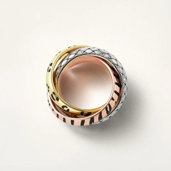 Trinity Ring, Lacquer, Half-Paved