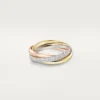 Trinity Ring, Small Model, Half-Paved