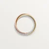 Trinity Ring, Small Model, Half-Paved