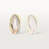 Trinity Ring, Small Model, Half-Paved