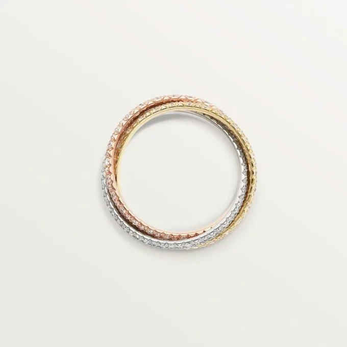 Trinity Ring, Small Model, Paved